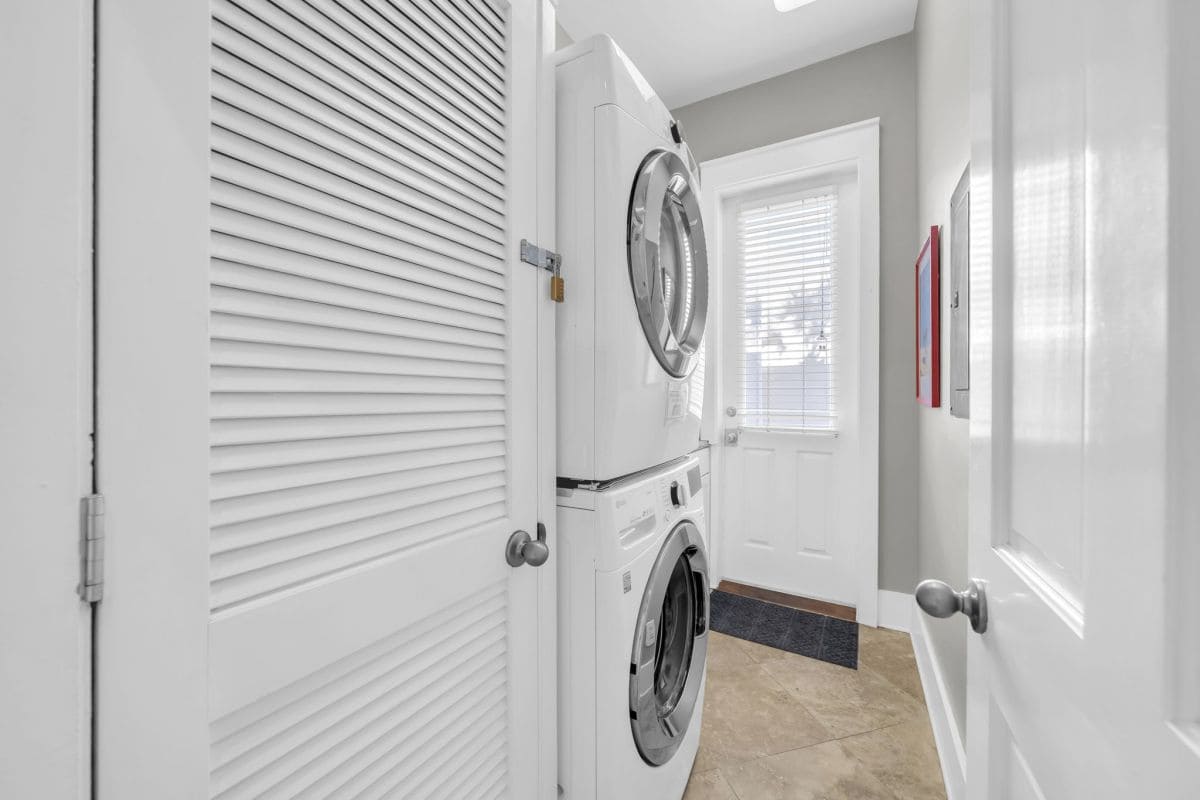 First Floor Washer/Dryer