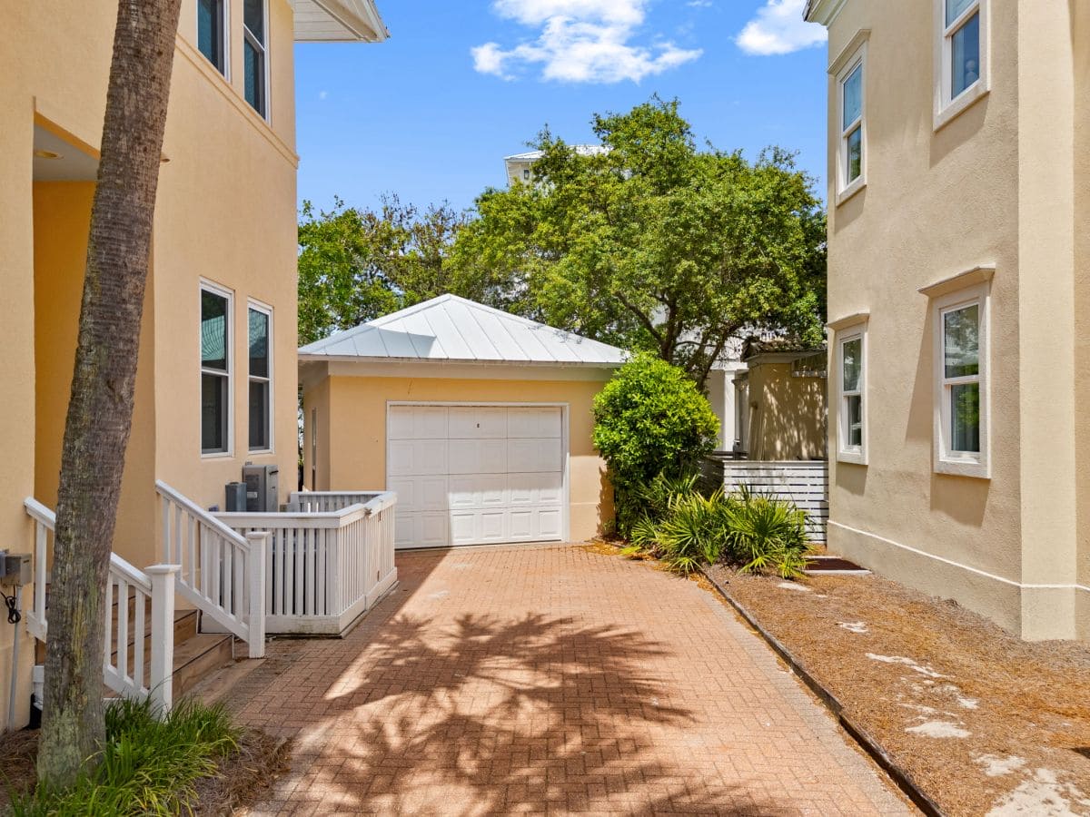 Driveway and Garage